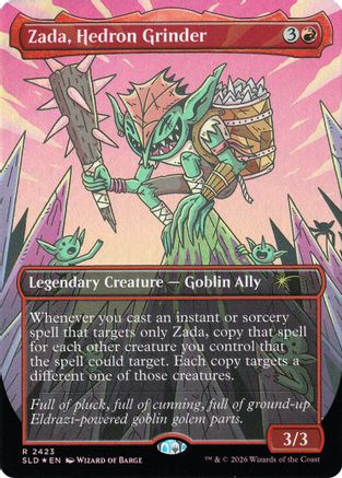 Zada, Hedron Grinder (Display Commander) - Thick Stock  [Secret Lair Drop Series] Foil