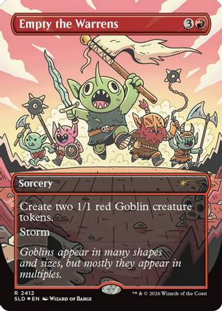 Empty the Warrens  [Secret Lair Drop Series] Foil