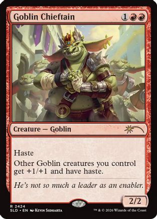 Goblin Chieftain (2424)  [Secret Lair Drop Series]