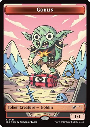 Goblin Token (2421)  [Secret Lair Drop Series] Foil