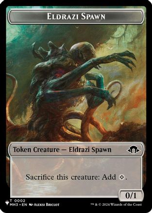 Eldrazi Spawn (MH3) // Rat (WOE) Double-Sided Token  [The List Reprints]
