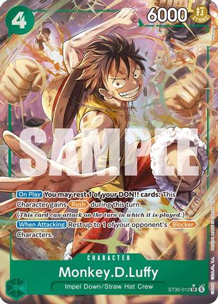 Monkey.D.Luffy (Parallel) (ST30-012) - [Starter Deck EX: Luffy & Ace] Foil