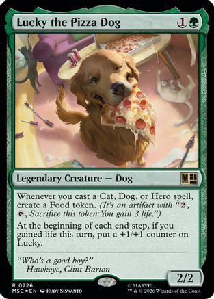 Lucky the Pizza Dog  [Commander: Marvel Super Heroes]