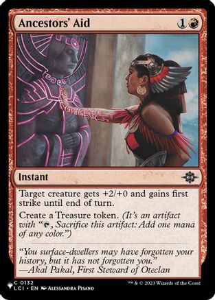 Ancestors' Aid  [The List Reprints]
