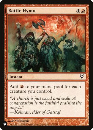 Battle Hymn  [The List Reprints]