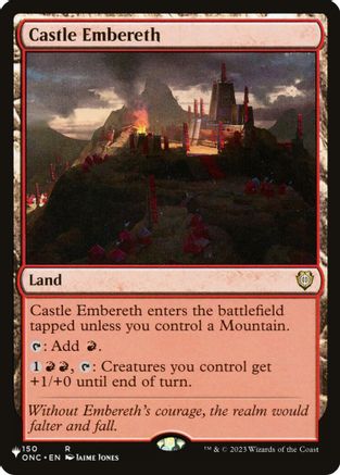 Castle Embereth  [The List Reprints]