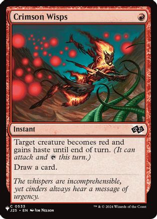 Crimson Wisps (J25)  [The List Reprints]