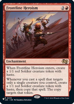 Frontline Heroism  [The List Reprints]