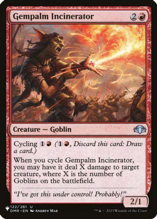 Gempalm Incinerator (DMR)  [The List Reprints]