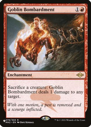 Goblin Bombardment (MH2)  [The List Reprints]