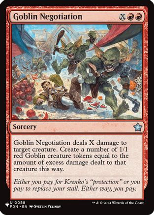 Goblin Negotiation  [The List Reprints]