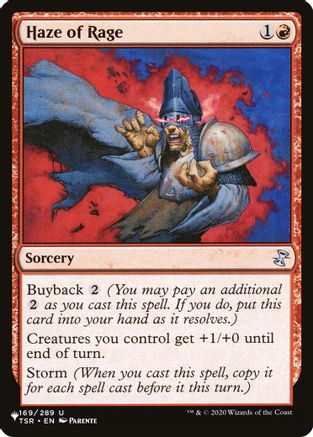 Haze of Rage  [The List Reprints]