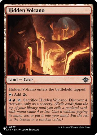 Hidden Volcano  [The List Reprints]