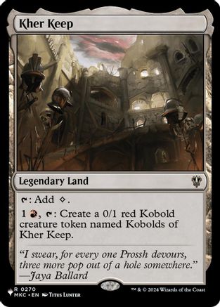 Kher Keep (MKC)  [The List Reprints]