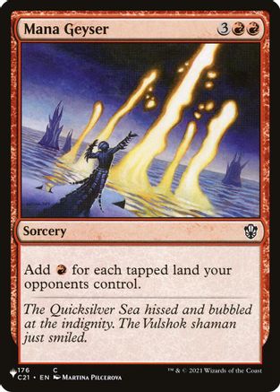 Mana Geyser (C21)  [The List Reprints]
