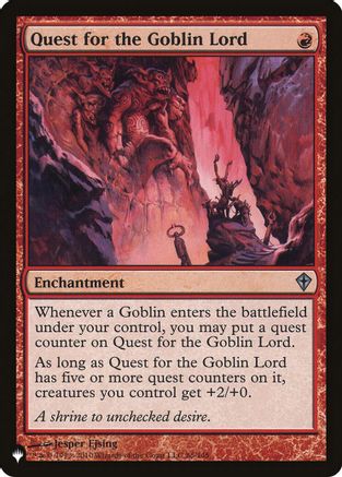 Quest for the Goblin Lord  [The List Reprints]