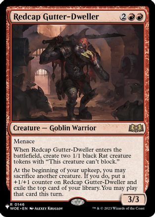 Redcap Gutter-Dweller  [The List Reprints]