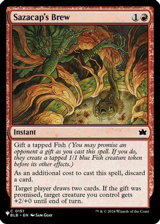Sazacap's Brew  [The List Reprints]