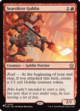 Searslicer Goblin  [The List Reprints]
