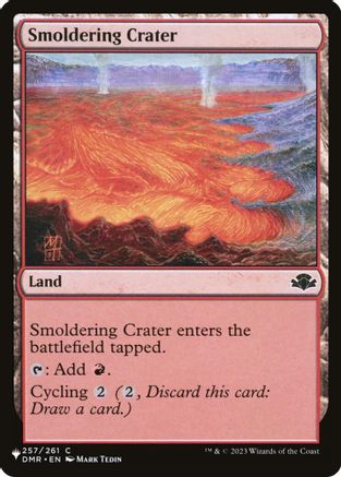 Smoldering Crater  [The List Reprints]