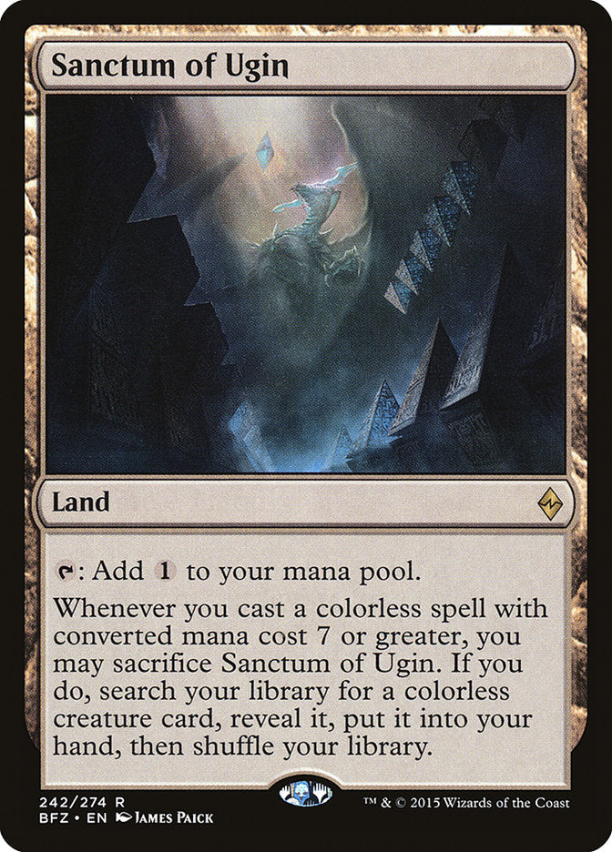 Sanctum of Ugin [Battle for Zendikar] Foil