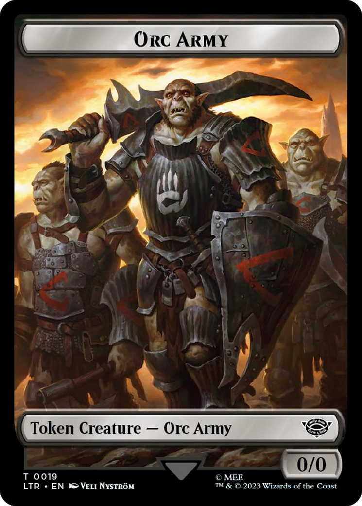 Orc Army  [Tales of Middle-earth Tokens] Foil