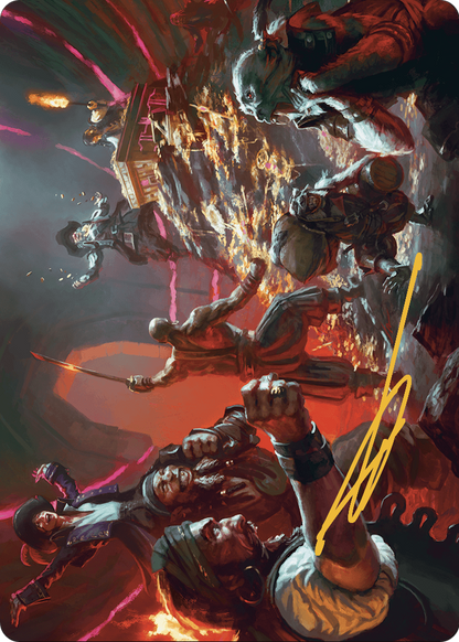Hit the Mother Lode // Hit the Mother Lode  [The Lost Caverns of Ixalan Art Series] (Borderless) Foil