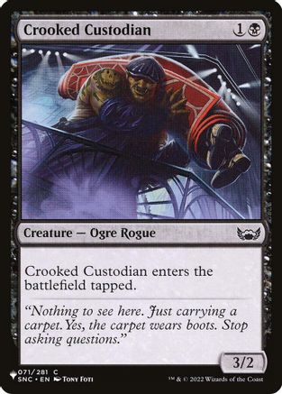 Crooked Custodian  [The List Reprints]