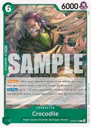 Crocodile (ST30-010) - [Starter Deck EX: Luffy & Ace]