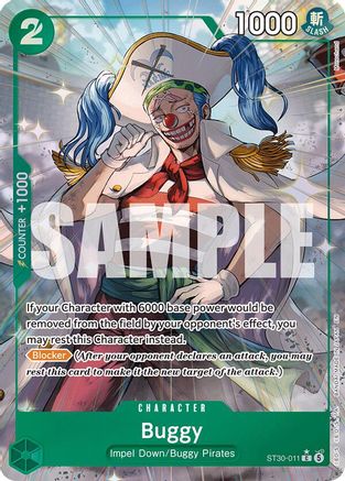 Buggy (Full Art) (ST30-011) - [Starter Deck EX: Luffy & Ace] Foil