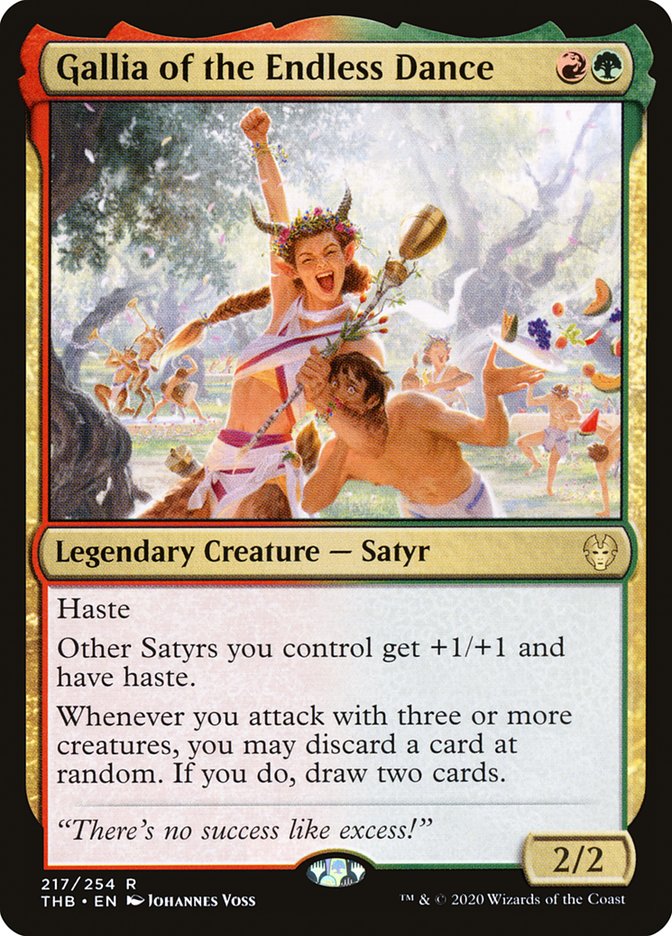 Gallia of the Endless Dance [Theros Beyond Death] Foil