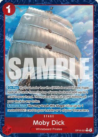 Moby Dick (Alternate Art) (OP16-021) - [The Time of Battle] Foil