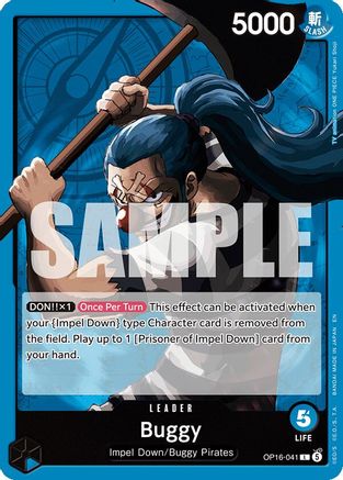 Buggy (041) (OP16-041) - [The Time of Battle]