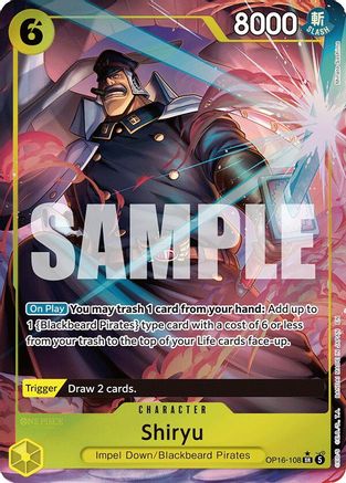 Shiryu (Full Art) (OP16-108) - [The Time of Battle] Foil