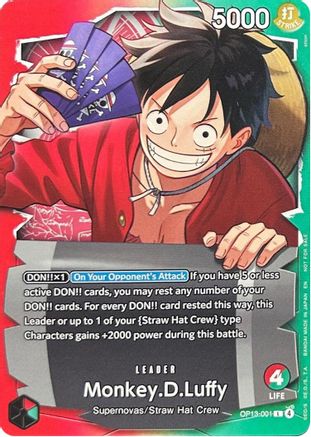 Monkey.D.Luffy - OP13-001 (Ichiban Kuji Exclusive) (OP13-001) - [One Piece Promotion Cards]