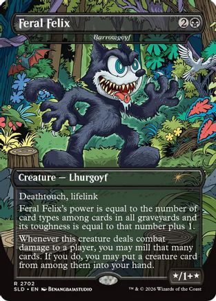Feral Felix  - Barrowgoyf  [Secret Lair Drop Series] Foil