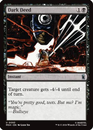 Dark Deed  [Marvel Super Heroes] Foil