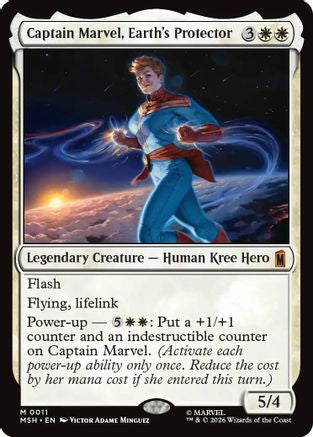 Captain Marvel, Earth's Protector  [Marvel Super Heroes]