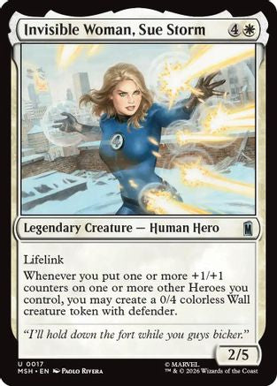 Invisible Woman, Sue Storm  [Marvel Super Heroes] Foil