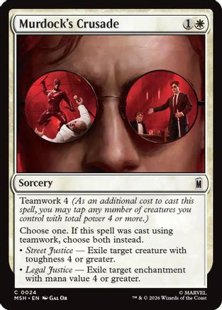 Murdock's Crusade  [Marvel Super Heroes] Foil