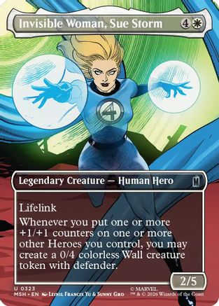 Invisible Woman, Sue Storm (Borderless)  [Marvel Super Heroes]