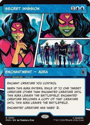 Secret Invasion (Borderless)  [Marvel Super Heroes] Foil