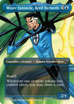 Mister Fantastic, Reed Richards (Borderless)  [Marvel Super Heroes]