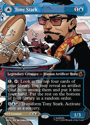 Tony Stark (Borderless) (0350)  [Marvel Super Heroes]