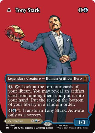 Tony Stark (Borderless) (0363)  [Marvel Super Heroes] Foil