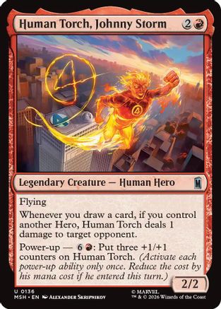Human Torch, Johnny Storm  [Marvel Super Heroes]