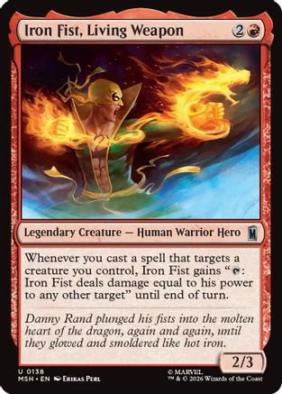 Iron Fist, Living Weapon  [Marvel Super Heroes] Foil