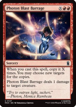 Photon Blast Barrage  [Marvel Super Heroes] Foil