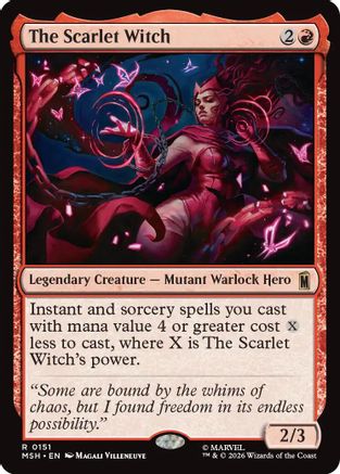 The Scarlet Witch  [Marvel Super Heroes] Foil