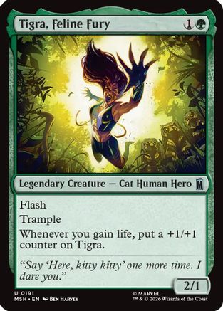 Tigra, Feline Fury  [Marvel Super Heroes] Foil